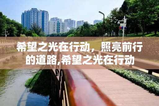 希望之光在行动，照亮前行的道路,希望之光在行动