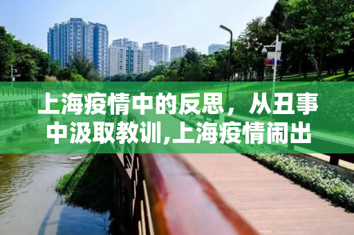 上海疫情中的反思，从丑事中汲取教训,上海疫情闹出的丑事