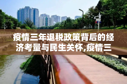 疫情三年退税政策背后的经济考量与民生关怀,疫情三年退税政策背后的经济考量与民生关怀