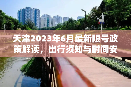天津2023年6月最新限号政策解读，出行须知与时间安排,天津限号2023年6月最新限号时间