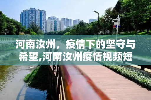 河南汝州，疫情下的坚守与希望,河南汝州疫情视频短片