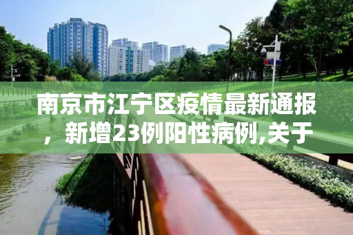 南京市江宁区疫情最新通报，新增23例阳性病例,关于南京市江宁区新增23例阳性的信息