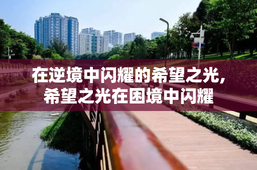 在逆境中闪耀的希望之光,希望之光在困境中闪耀