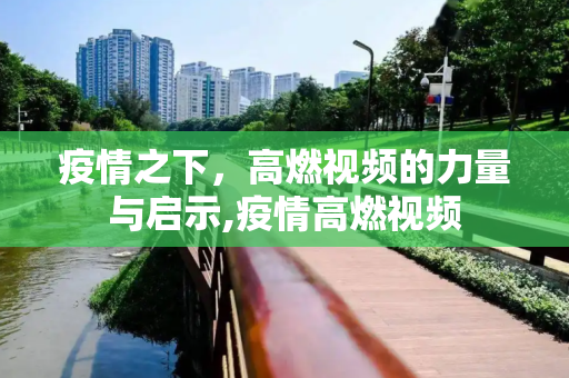 疫情之下，高燃视频的力量与启示,疫情高燃视频