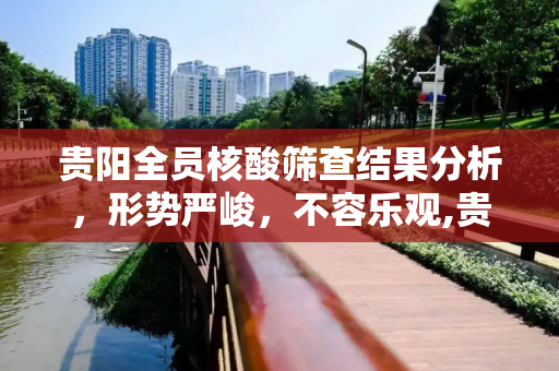 贵阳全员核酸筛查结果分析，形势严峻，不容乐观,贵阳:全员核酸筛查结果不容乐观